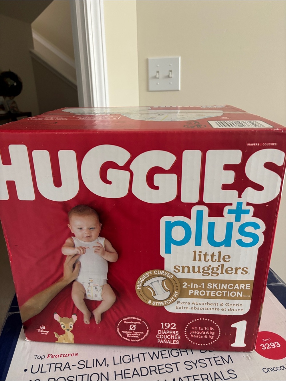 Huggies Little Snugglers Plus Size 1 Baby Diapers